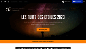 What Afanet.fr website looked like in 2023 (This year)
