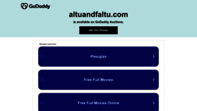 What Altuandfaltu.com website looked like in 2023 (This year)