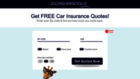 What Autosavingsquiz.com website looked like in 2023 (This year)