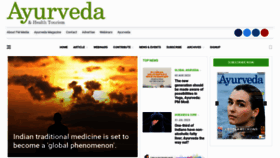 What Ayurvedamagazine.org website looked like in 2023 (This year)