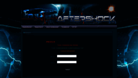 What Aftershock-tracker.net website looked like in 2023 (This year)