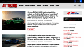 What Autoblog.pt website looked like in 2023 (This year)