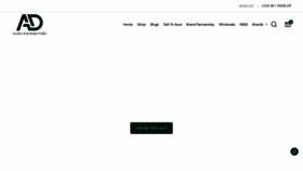What Auradistributors.com website looked like in 2023 (This year)