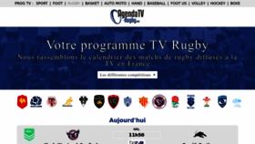 What Agendatv-rugby.com website looked like in 2023 (This year)