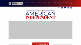 What Americanindependent.com website looked like in 2023 (This year)