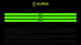 What Alam4d.com website looked like in 2023 (This year)