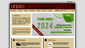 What Anpec.org.br website looked like in 2023 (This year)