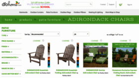 What Adirondackchairsonly.com website looked like in 2023 (This year)