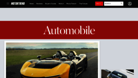 What Automobilemag.com website looked like in 2023 (This year)