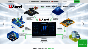What Acrel-global.com website looked like in 2023 (This year)