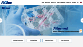 What Alfinemed.com website looked like in 2023 (This year)