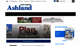 What Ashlandtownnews.com website looked like in 2023 (This year)