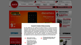 What Abix.fr website looked like in 2023 (This year)
