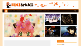 What Aniyuki.com website looked like in 2023 (This year)