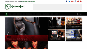 What Allnigeriainfo.ng website looked like in 2023 (This year)