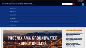 What Azwater.gov website looked like in 2023 (This year)