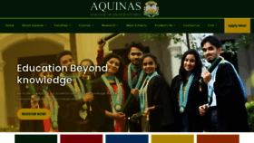 What Aquinas.lk website looked like in 2023 (This year)