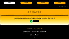 What A7satta.org website looked like in 2023 (This year)