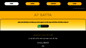 What A7satta.org website looked like in 2023 (2 years ago)