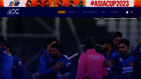 What Asiancricket.org website looked like in 2023 (This year)