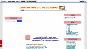 What Atividadesedesenhos.com website looked like in 2023 (This year)