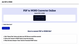 What Altoconvertpdftoword.com website looked like in 2023 (This year)