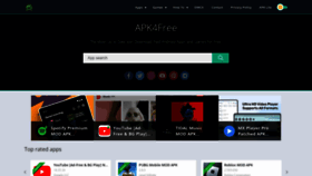 What Apk4free.org website looked like in 2023 (This year)
