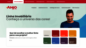 What Anjo.com.br website looked like in 2023 (This year)