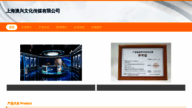 What Aoxingwenhua.com website looked like in 2023 (This year)