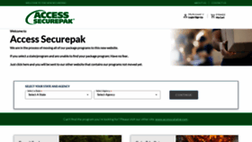 What Accesssecurepak.com website looked like in 2023 (This year)