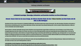 What Achtung-lichtarbeit.de website looked like in 2023 (This year)