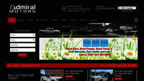 What Admiralmotors.com website looked like in 2023 (This year)