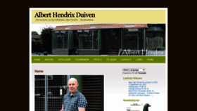 What Alberthendrix.be website looked like in 2023 (This year)