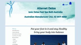What Alternetdetox.com.au website looked like in 2023 (This year)