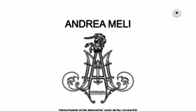 What Andreameli.it website looked like in 2023 (This year)