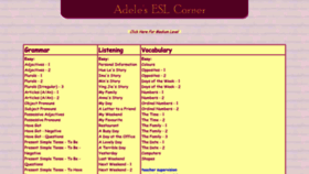 What Adelescorner.org website looked like in 2023 (This year)