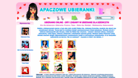 What Apaczowe-ubieranki.pl website looked like in 2023 (This year)