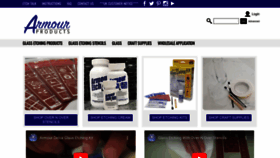 What Armourproducts.com website looked like in 2023 (This year)