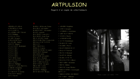What Artpulsion.com website looked like in 2023 (This year)
