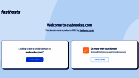 What Avabrookes.com website looked like in 2023 (This year)