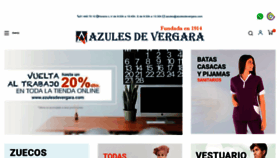 What Azulesdevergara.com website looked like in 2023 (This year)
