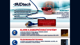 What Aidtech.cz website looked like in 2023 (This year)