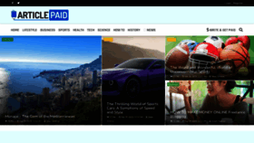 What Articlepaid.com website looked like in 2023 (This year)
