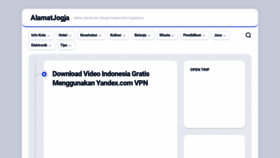 What Alamatjogja.com website looked like in 2023 (This year)