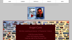 What Angelvisiontech.com website looked like in 2023 (This year)