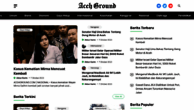 What Acehground.com website looked like in 2023 (This year)