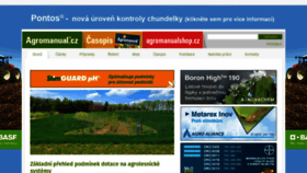 What Agromanual.cz website looked like in 2023 (This year)