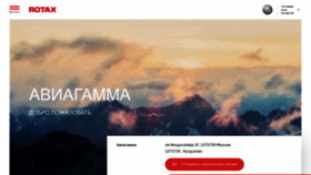 What Aviagamma.ru website looked like in 2023 (This year)