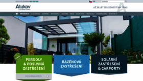 What Alukov.cz website looked like in 2023 (This year)