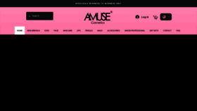 What Amusecosmetic.com website looked like in 2023 (This year)